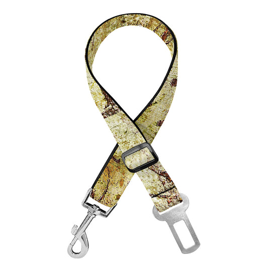 Old Religious Words Print Dog Seat Belt