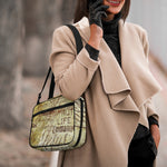 Old Religious Words Print Double Strap Bible Bag