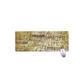 Old Religious Words Print Extended Mouse Pad