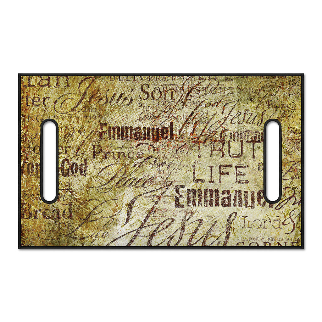 Old Religious Words Print Golf Cart Seat Cover