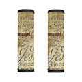 Old Religious Words Print Handle Covers