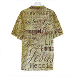 Old Religious Words Print Hawaiian Shirt