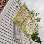 Old Religious Words Print House Flag