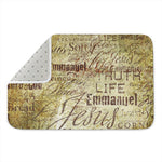 Old Religious Words Print Indoor Door Mat