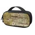 Old Religious Words Print Portable Cooler Travel Case