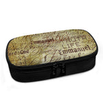Old Religious Words Print Insulin Cooler Travel Case