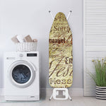 Old Religious Words Print Ironing Board Cover