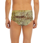 Old Religious Words Print Men's Briefs