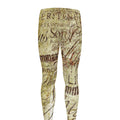 Old Religious Words Print Men's Leggings