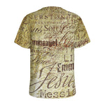 Old Religious Words Print Men's Sports T-Shirt