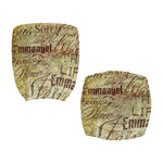 Old Religious Words Print Office Chair Cover