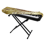 Old Religious Words Print Piano Keyboard Cover