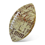 Old Religious Words Print Rugby Ball