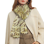 Old Religious Words Print Scarf