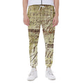Old Religious Words Print Joggers