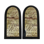 Old Religious Words Print Skillet Handle Cover
