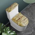 Old Religious Words Print Toilet Lid And Tank Cover Set
