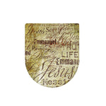Old Religious Words Print Toilet Lid Cover