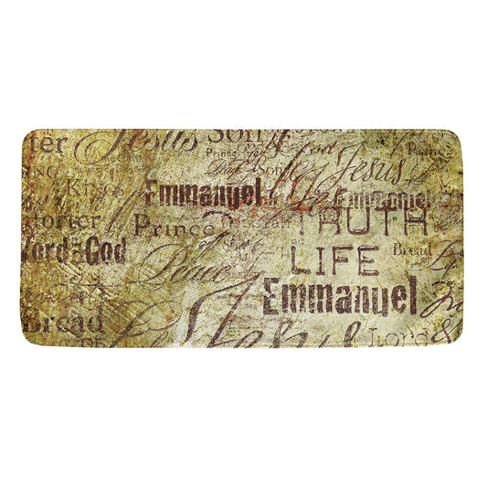Old Religious Words Print Towel