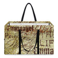 Old Religious Words Print Utility Tote Bag