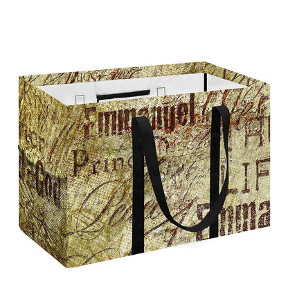 Old Religious Words Print Utility Tote Bag