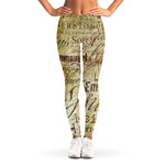 Old Religious Words Print Women's Leggings