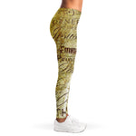 Old Religious Words Print Women's Leggings