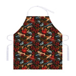 Old School Tattoo Print Adjustable Apron