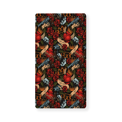 Old School Tattoo Print Baby Crib Sheet
