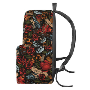 Old School Tattoo Print Backpack