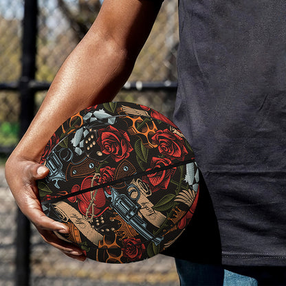 Old School Tattoo Print Basketball