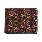 Old School Tattoo Print Bifold Wallet