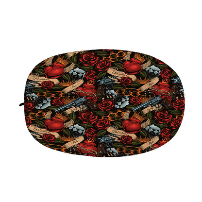 Old School Tattoo Print Car Side Mirror Covers