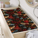 Old School Tattoo Print Changing Pad Cover