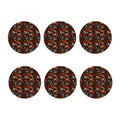 Old School Tattoo Print Coaster Set