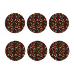 Old School Tattoo Print Coaster Set