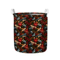 Old School Tattoo Print Collapsible Laundry Basket