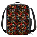Old School Tattoo Print Crossbody Lunch Bag