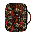 Old School Tattoo Print Front Pocket Bible Bag