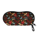 Old School Tattoo Print Glasses Case