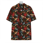 Old School Tattoo Print Hawaiian Shirt