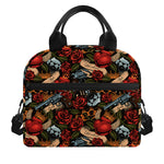 Old School Tattoo Print Insulated Lunch Bag