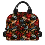 Old School Tattoo Print Insulated Lunch Bag