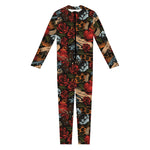 Old School Tattoo Print Jumpsuit