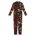 Old School Tattoo Print Jumpsuit