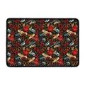 Old School Tattoo Print Kitchen Mat