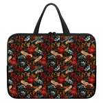 Old School Tattoo Print Laptop Sleeve With Handle