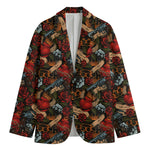 Old School Tattoo Print Men's Blazer