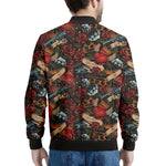 Old School Tattoo Print Men's Bomber Jacket