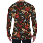 Old School Tattoo Print Men's Long Sleeve T-Shirt